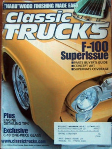 CLASSIC TRUCKS 2006 OCT - SWEET '55 CHEVY STEPSIDE